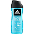 Adidas Ice Dive 3v1 sprchový gel na telo, vlasy a pleť pre mužov 250 ml