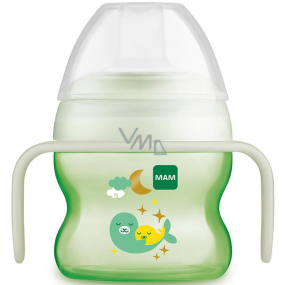 Mam Starter Cup Nočný pohár so svietiacimi uškami 4+ mesiace Tesnenie 150 ml