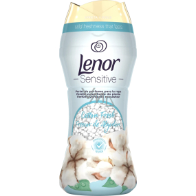 Lenor Sensitive Cotton Fresh čisté bavlnené vonné guľôčky do bubna práčky 210 g