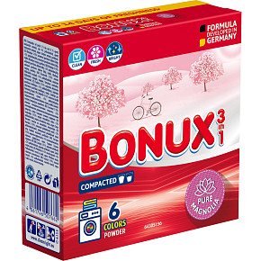 Bonux prací prášok Color Pure Magnolia 390 g, 6 dávok