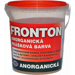 Fronton prášková farba do stavebných zmesí malt a betónov, 0261 stredne hnedá, 800 g