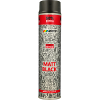 Motip Rallye univerzálny akrylátový lak, čierny mat, 600 ml