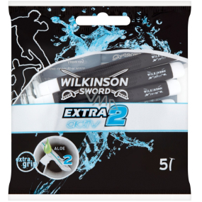 Wilkinson Extra Activ 2 jednorazový holiaci strojček 2 brity pre mužov 5 kusov