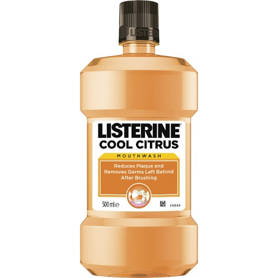 Listerine Cool Citrus ústna voda antiseptická 250 ml