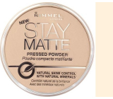 Rimmel London Stay Matte Powder púder 001 Transparent 14 g