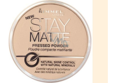 Rimmel London Stay Matte Powder púder 001 Transparent 14 g