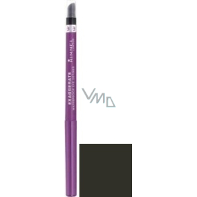 Rimmel London Exaggerate automatická vodeodolná ceruzka na oči 261 Noir 0,28 g