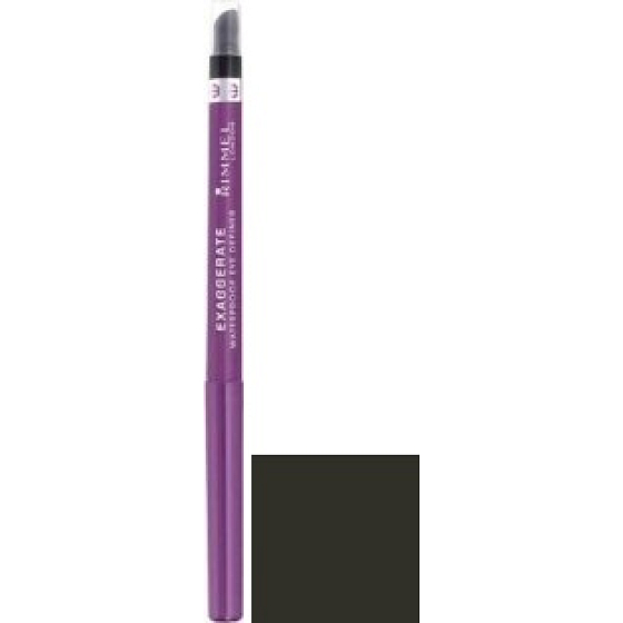 Rimmel London Exaggerate automatická vodeodolná ceruzka na oči 261 Noir 0,28 g