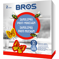 Bros samolepky proti muchám, mucholapka, 2 ks