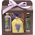 Bohemia Gifts Lavender La Provence sprchový gél 100 ml + Olejová kúpeľ 100 ml + soľ do kúpeľa 150 g, kozmetická sada
