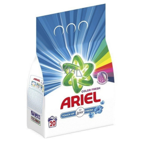 Ariel Fresh Touch of Lenor Fresh Color prací prášok na farebnú bielizeň 20 dávok 1,5 kg