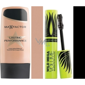 Max Factor Lasting Perfomance make-up 105 Soft Biege 35 ml + Wild Mega Volume riasenka čierna 11 ml