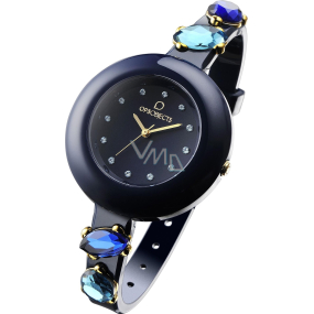 Ops! Objects Stone Watches hodinky OPSPW-174 tmavo modrá