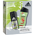 Adidas Cool & Dry 48h 6v1 antiperspirant dezodorant sprej 150 ml + Active Start 3v1 sprchový gél na telo, vlasy a tvár pre mužov 250 ml, kozmetická sada