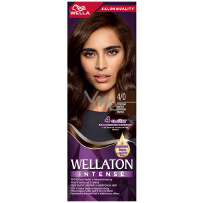Wella Wellaton Intense Color Cream krémová farba na vlasy 4/0 stredne hnedá