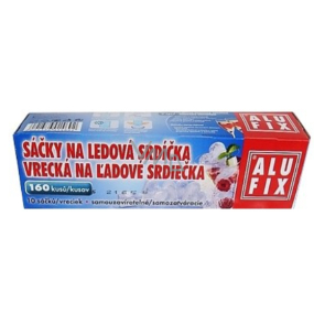 Alufix Vrecká na ľadové srdiečka samouzavieracie 160 srdiečok 10 vreciek