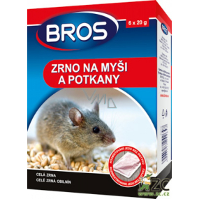 Bros zrno na myši, potkany a potkany 120 g