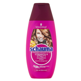 Schauma Strenght & Vitality šampón s mikroživinami a biotínom pre jemné až slabé vlasy 250 ml