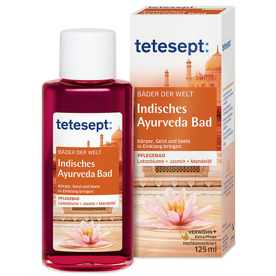 Tetesept Indická ajurvédska kúpeľ kúpeľový olej koncentrát 125 ml