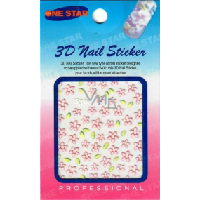Nail Stickers 3D nálepky na nechty 1 aršík 10100 S30