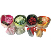 NeoCos Mydlová ruže kytice v papiera ružová 1 kus