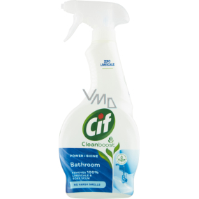 Cif Cleanboost Power & Shine tekutý čistiaci prostriedok na kúpeľne 500 ml v spreji