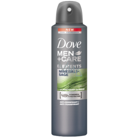 Dove Men + Care Elements Minerals & Sage antiperspirant dezodorant sprej s 48-hodinovým účinkom pre mužov 150 ml
