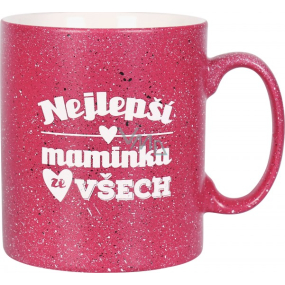 Albi Kameninový hrnček Mamička malinový 570 ml