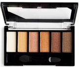 My Magic Studio Nudes Paleta očných tieňov 6 farieb + aplikátor 6,3 g