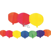 Balóny s girlandou farebné 400 x 20 cm
