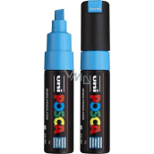Posca Univerzálny akrylový popisovač so širokým brúseným hrotom 8 mm tyrkysový PC-8K