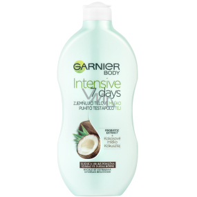 Garnier Body Intensive 7 Days Zjemňujúce telové mlieko s kokosovým mliekom na suchú až drsnú pokožku 400 ml
