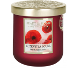 Heart & Home Kvetinová lúka sójová sviečka stredná horí až 30 hodín 110 g