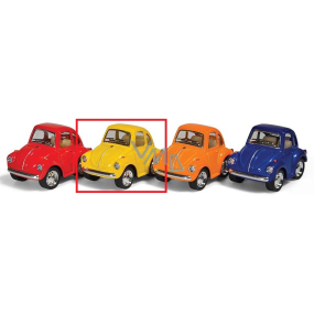 EP Line Volkswagen Little Beetle naťahovacie auto žlté 5 x 3 x 3 cm