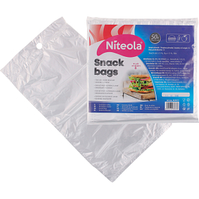 Niteola sváčkové sáčky, HDPE, 16 × 24 cm, sila 8 µ, čiré, 50 ks