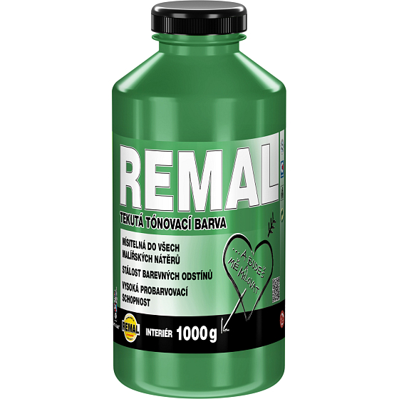 REMAL tónovací farba, 0550 zelená, 1 kg
