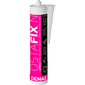 DENAS Ostafix N lepidlo pre všetky druhy podkladov, biela, 290 ml