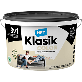 Het Klasik Color malířská farba, 0017 biely smetanový, 4 kg