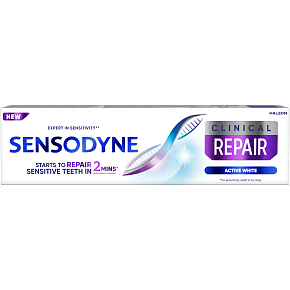 Sensodyne zubná pasta Clinical Repair Active White 75 ml Sensodyne zubná pasta Clinical Repair Active White 75 ml