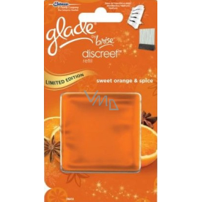 Glade Discreet Pomaranč a Korenie osviežovač vzduchu náhradná náplň 12 g