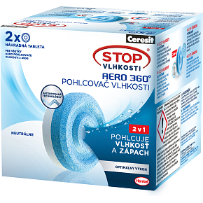Ceresit Stop vlhkosti Aero 360° odvlhčovač náhradná náplň, 2× 450 g