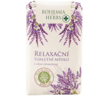 Bohemia Gifts Lavender relaxačné toaletné mydlo 100 g