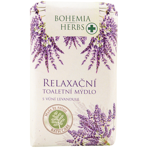 Bohemia Gifts Lavender relaxačné toaletné mydlo 100 g