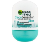 Garnier Mineral Clean Sensation 48h guličkový antiperspirant dezodorant roll-on pre ženy 50 ml