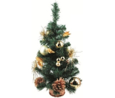 Stromček v košíku zlatý dekor 45 cm