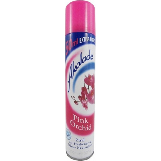 Akolade Pink Orchid 2v1 osviežovač vzduchu 300 ml