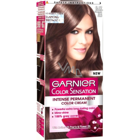 Garnier Color Sensation Farba na vlasy 6.12 Diamantová svetlo hnedá