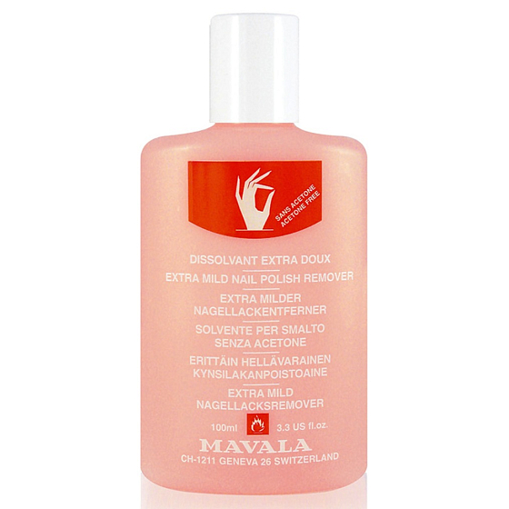 Mávala Extra Mild Nail Polish Remover extra jemný odlakovač na nechty bez acetónu 100 ml
