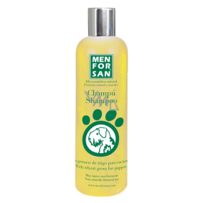 MenForSan Pšeničné klíčky prírodný veľmi jemný šampón pre šteňatá 300 ml