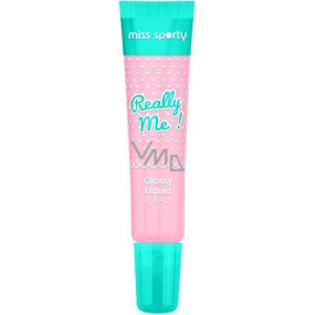 Miss Sporty Really Me! Glossy Liquid Lip Balm balzam na pery 002 Really Pink 10,5 ml